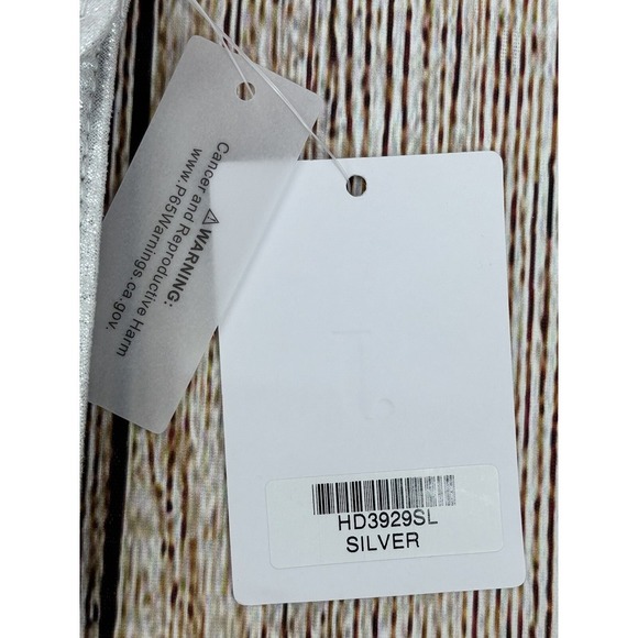 J Silver Iridescent Evening Clutch‎ Rhinestone Bow Detail Chain Strap NWT - Picture 4 of 7